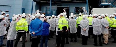 Rassemblement de soutien au personnel de Syngenta et au site chimique de Monthey