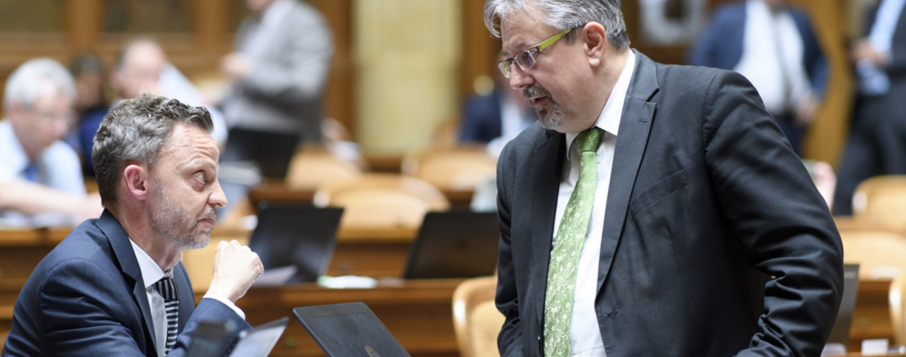 Les obstructeurs de l’UDC sous la coupole du Palais fédéral